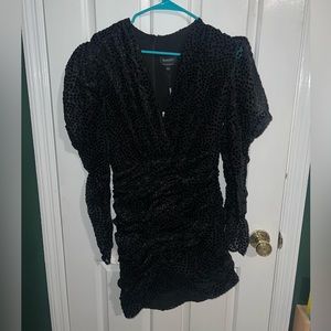 Bardot Puff Sleeve dress